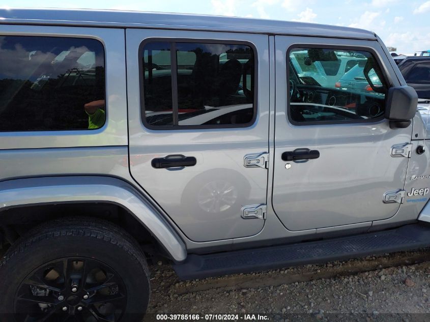2021 Jeep Wrangler 4Xe Unlimited Sahara 4X4 VIN: 1C4JJXP63MW745235 Lot: 39785166