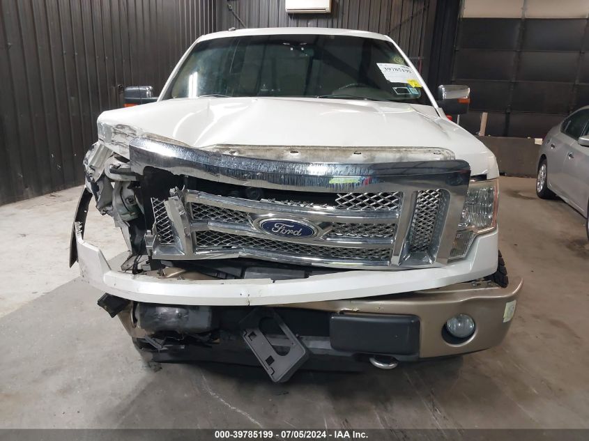 2011 Ford F-150 Lariat VIN: 1FTFW1EF7BFA29524 Lot: 39785199