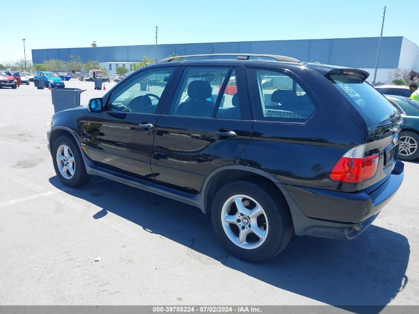 2003 BMW X5 3.0I VIN: 5UXFA535X3LP26767 Lot: 39785224