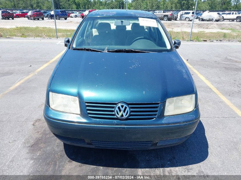 2001 Volkswagen Jetta Gls VIN: 3VWSB69M21M100608 Lot: 39785234