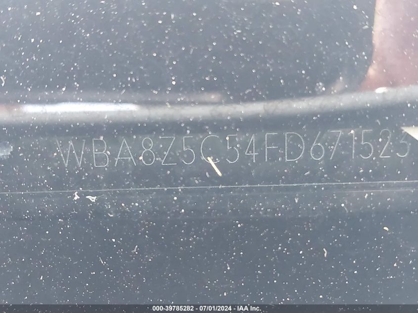 2015 BMW 328I Gran Turismo xDrive VIN: WBA8Z5C54FD671523 Lot: 39785282