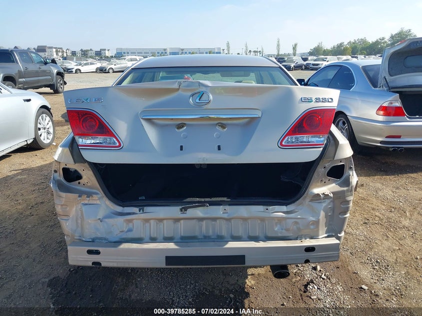 2006 Lexus Es 330 VIN: JTHBA30G465158131 Lot: 39785285