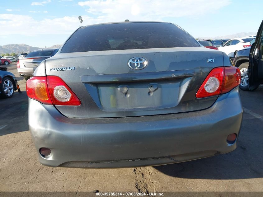 2009 Toyota Corolla Le VIN: JTDBL40E799083020 Lot: 39785314