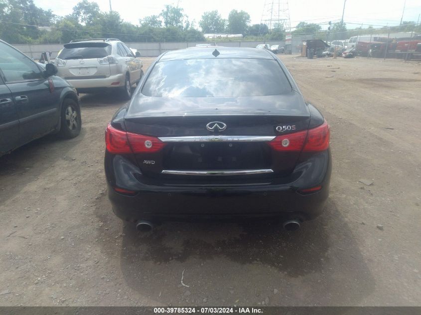 2015 Infiniti Q50 Sport VIN: JN1BV7AR5FM400060 Lot: 39785324