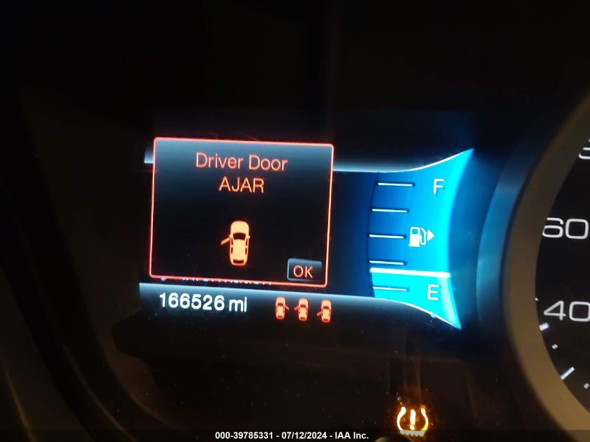 2011 Ford Explorer Limited VIN: 1FMHK7F89BGA49562 Lot: 39785331