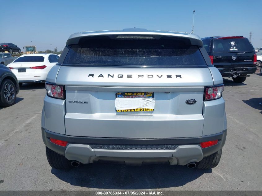 2013 Land Rover Range Rover Evoque Pure VIN: SALVN2BG0DH853091 Lot: 39785334