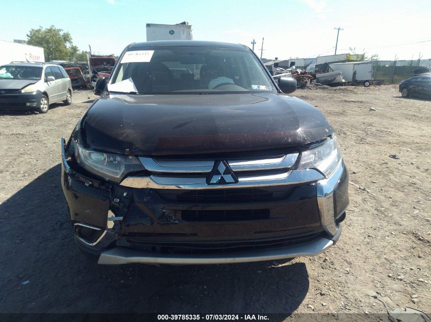 2016 Mitsubishi Outlander Se/Sel VIN: JA4AZ3A39GZ018100 Lot: 39785335