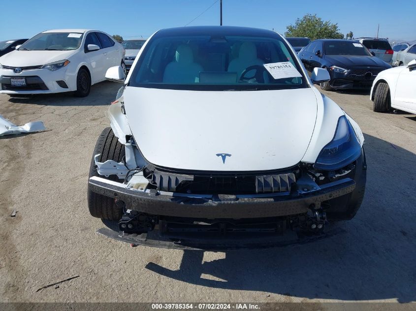 2023 Tesla Model 3 Long Range Dual Motor All-Wheel Drive VIN: 5YJ3E1EB8PF591527 Lot: 39785354