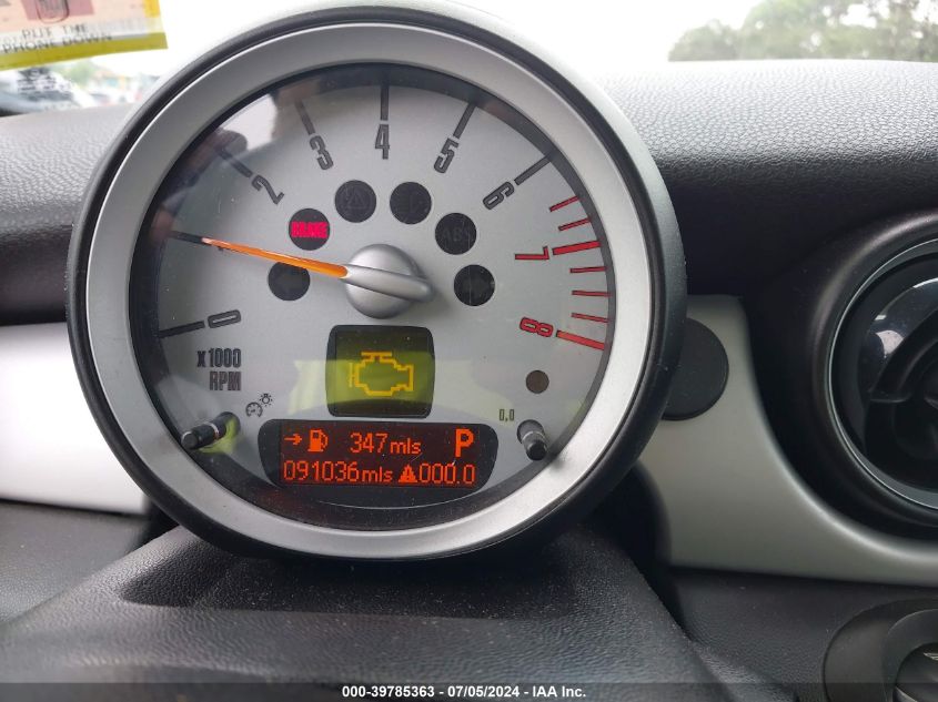 2007 Mini Cooper VIN: WMWMF335X7TT56471 Lot: 39785363