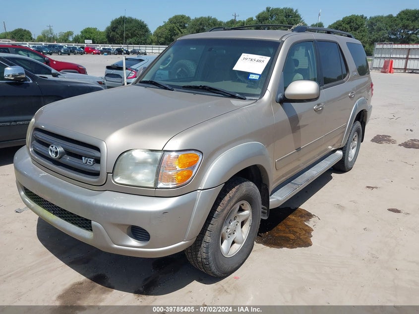 2001 Toyota Sequoia Sr5 VIN: 5TDBT44A71S050080 Lot: 39785405