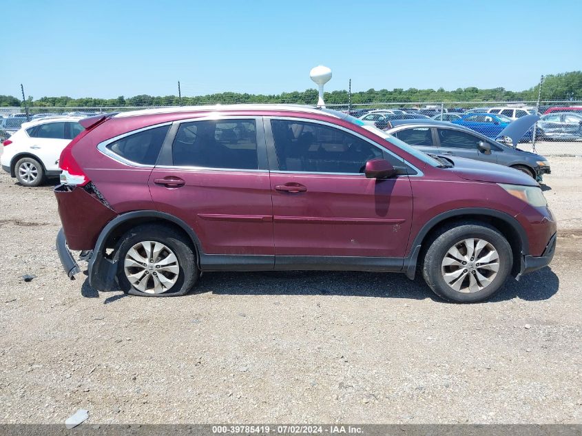 2013 Honda Cr-V Ex-L VIN: 5J6RM4H76DL002757 Lot: 39785419