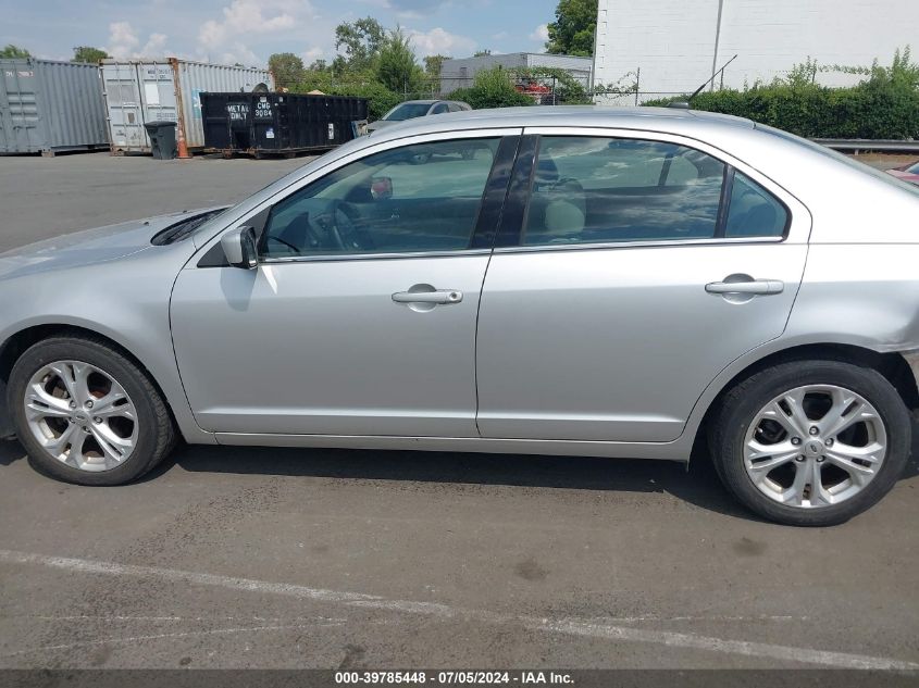 2012 Ford Fusion Se VIN: 3FAHP0HA8CR346125 Lot: 39785448