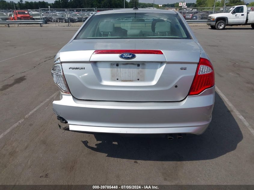2012 Ford Fusion Se VIN: 3FAHP0HA8CR346125 Lot: 39785448