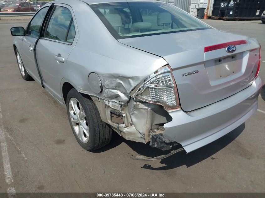 2012 Ford Fusion Se VIN: 3FAHP0HA8CR346125 Lot: 39785448
