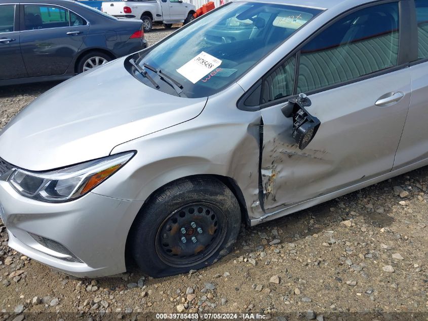 2018 Chevrolet Cruze Ls Auto VIN: 1G1BC5SM2J7182458 Lot: 39785458