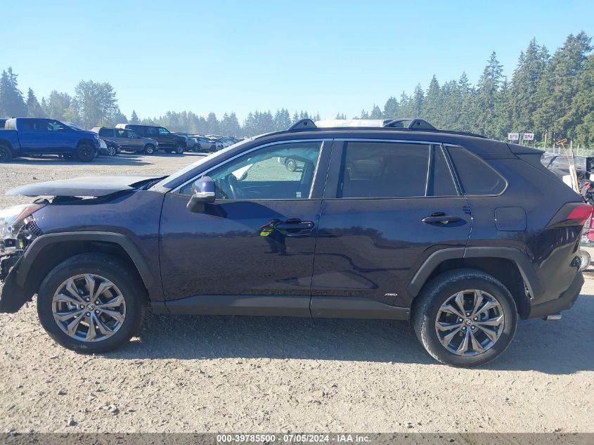 2022 Toyota Rav4 Hybrid Xle Premium VIN: 4T3B6RFV3NU066379 Lot: 39785500