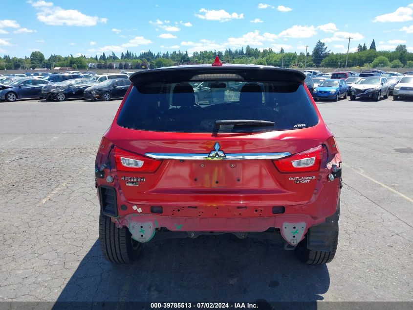 2018 Mitsubishi Outlander Sport 2.0 Le VIN: JA4AR3AU5JU011254 Lot: 39785513