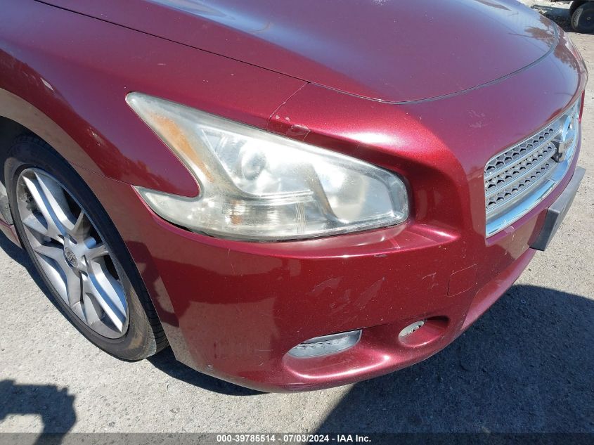 2010 Nissan Maxima 3.5 Sv VIN: 1N4AA5AP3AC817124 Lot: 39785514