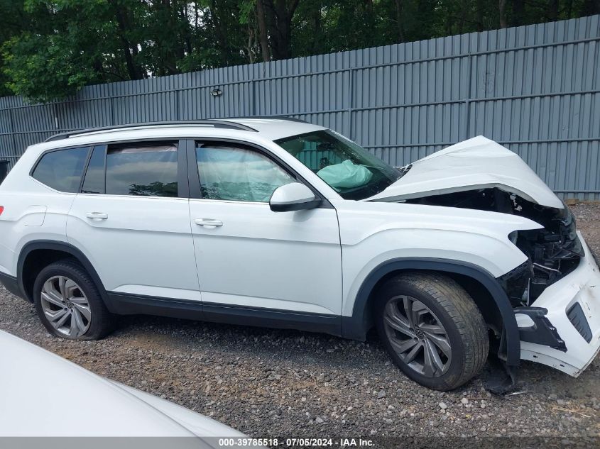 2021 Volkswagen Atlas 3.6L V6 Se W/Technology VIN: 1V2HR2CA9MC580313 Lot: 39785518