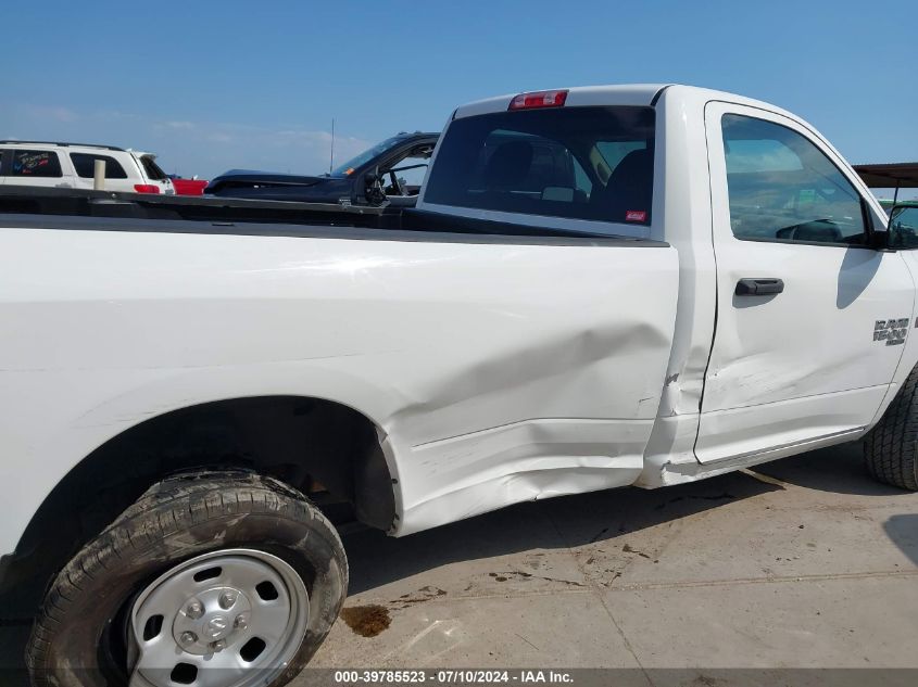 2019 Ram 1500 Classic Tradesman Regular Cab 4X2 8' Box VIN: 3C6JR6DT4KG546999 Lot: 39785523