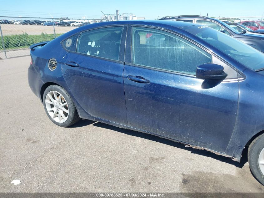 2013 Dodge Dart Sxt VIN: 1C3CDFBAXDD233171 Lot: 39785525