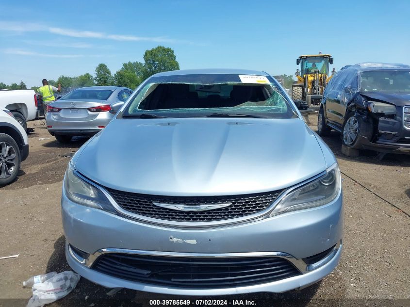 2015 Chrysler 200 Limited VIN: 1C3CCCAB5FN615388 Lot: 39785549