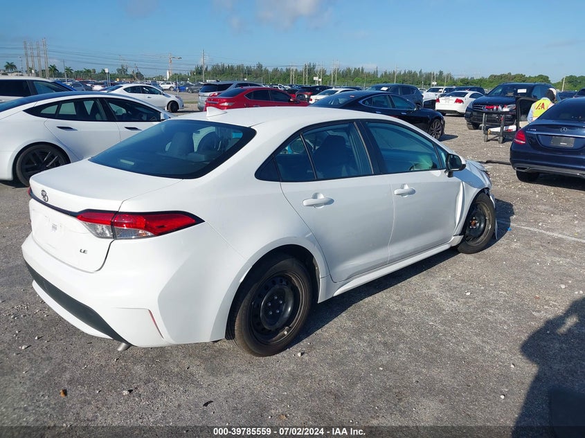 VIN 5YFEPRAE9LP089061 2020 TOYOTA COROLLA LE