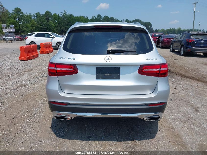 2019 Mercedes-Benz Glc 300 4Matic VIN: WDC0G4KB6KV166086 Lot: 39785583