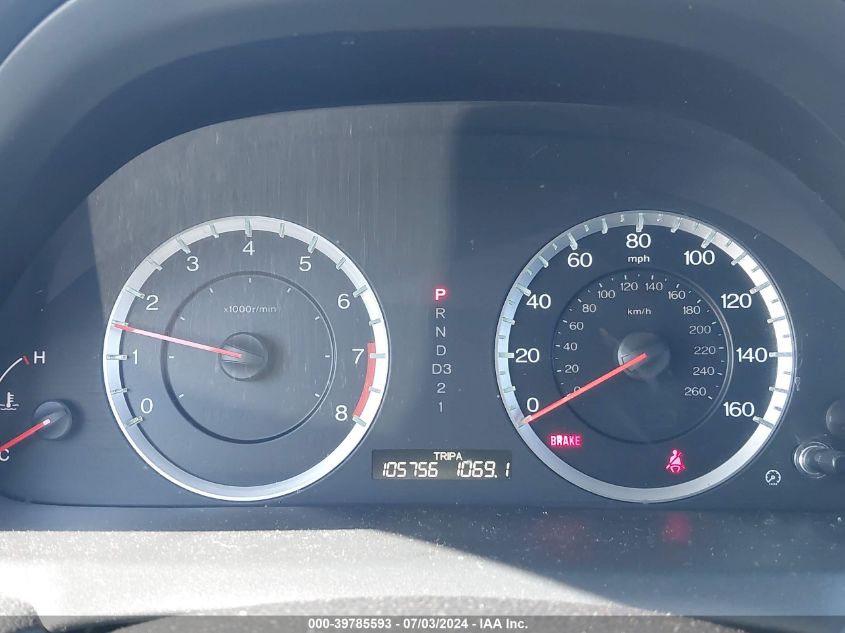 2010 Honda Accord 2.4 Lx VIN: 1HGCP2F32AA075043 Lot: 39785593