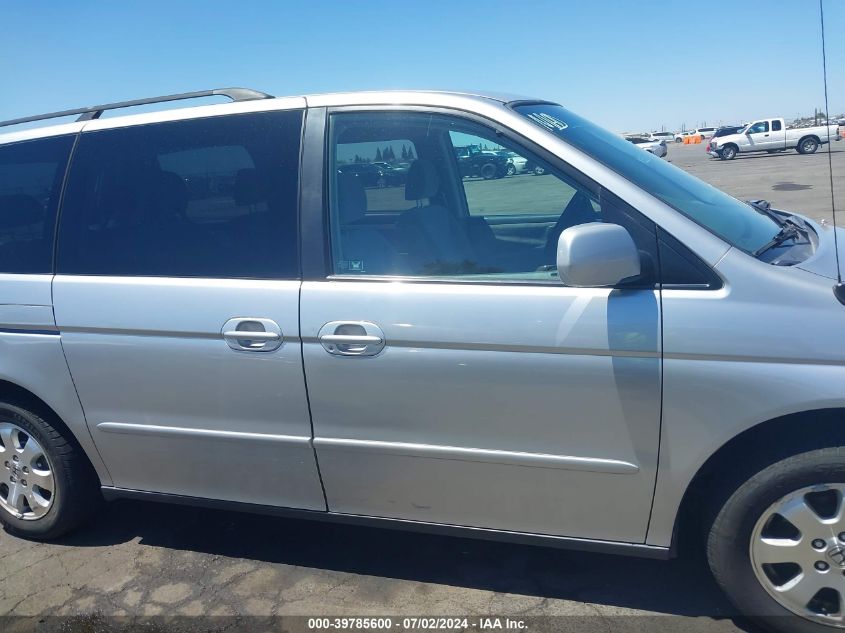 2002 Honda Odyssey Ex VIN: 5FNRL186X2B046470 Lot: 39785600