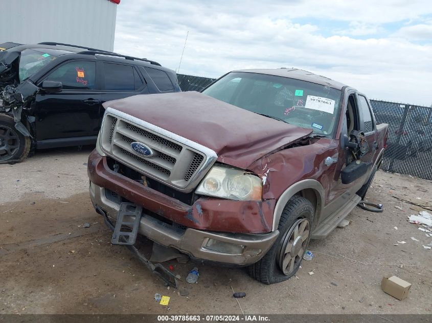 2005 Ford F-150 Lariat/Xlt VIN: 1FTPW12555KC49871 Lot: 39785663