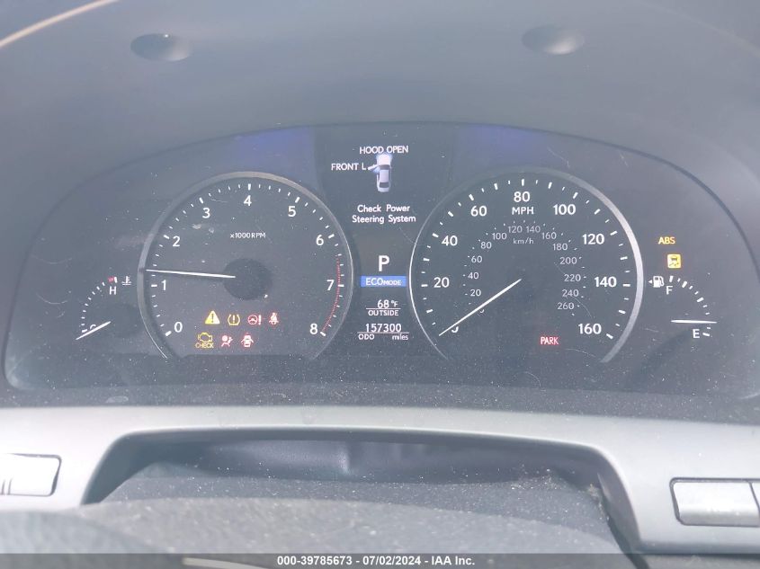 2016 Lexus Ls 460 VIN: JTHBL5EF2G5140203 Lot: 39785673