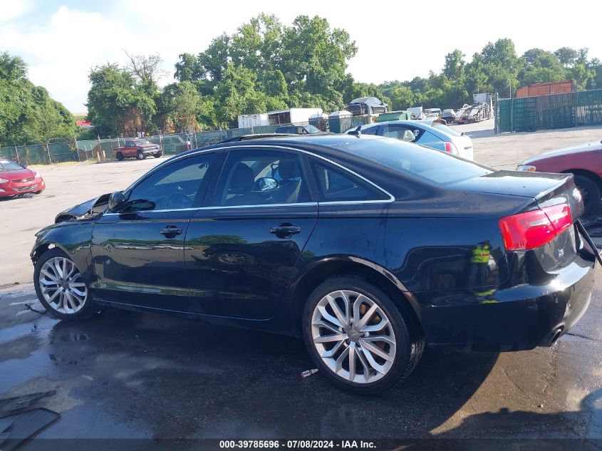 2014 Audi A6 2.0T Premium VIN: WAUGFAFC0EN055351 Lot: 39785696