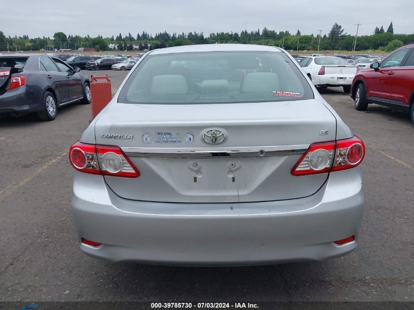 2011 Toyota Corolla Le VIN: JTDBU4EE3BJ095076 Lot: 39785730