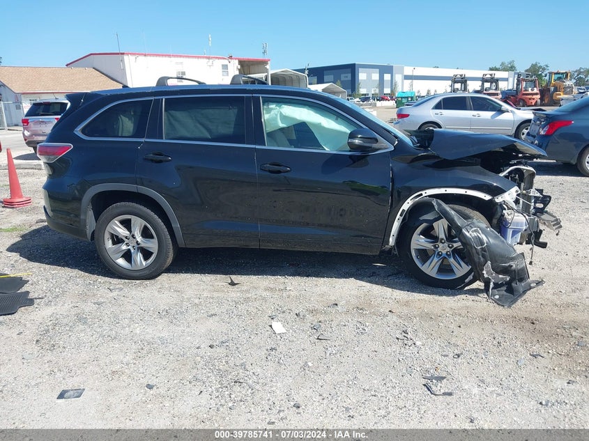 2015 TOYOTA HIGHLANDER LIMITED/LTD PLATINUM - 5TDYKRFH6FS092493