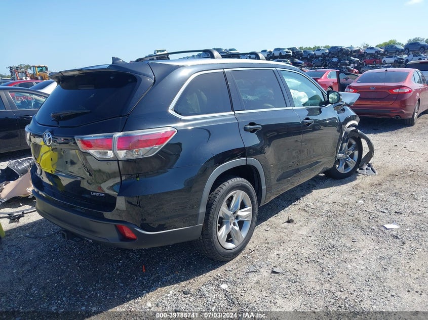 2015 TOYOTA HIGHLANDER LIMITED/LTD PLATINUM - 5TDYKRFH6FS092493