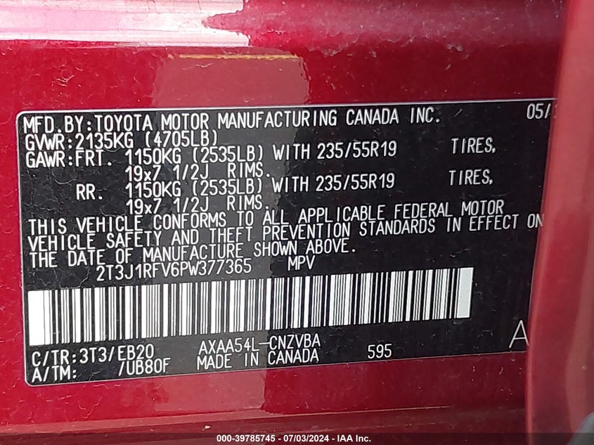 2023 TOYOTA RAV4 ADVENTURE/TRD OFF ROAD - 2T3J1RFV6PW377365