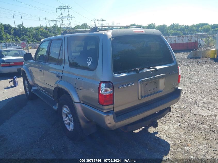 2002 Toyota 4Runner Sr5 V6 VIN: JT3HN86R020387536 Lot: 39785755