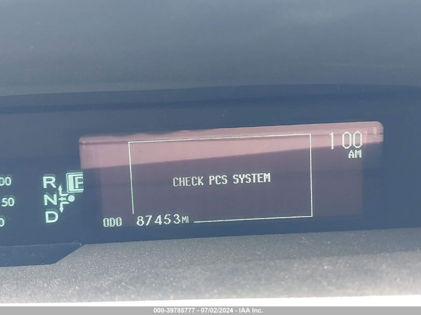 2011 Toyota Prius Five VIN: JTDKN3DU1B0311691 Lot: 39785777