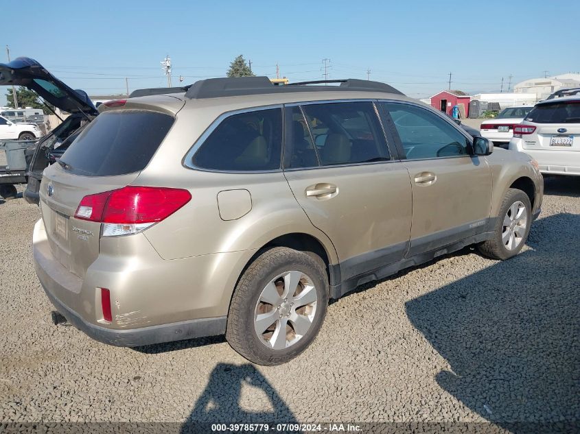 4S4BRBKC1A3359693 2010 Subaru Outback 2.5I Limited