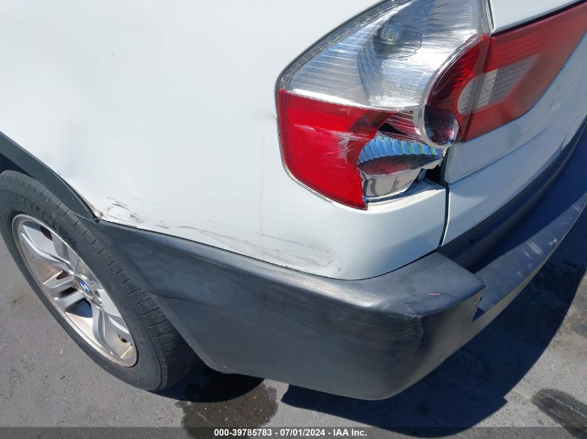 2004 BMW X3 3.0I VIN: WBXPA93414WC34879 Lot: 39785783