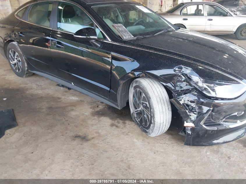 KMHL24JJ1PA060259 2023 Hyundai Sonata Hybrid Blue