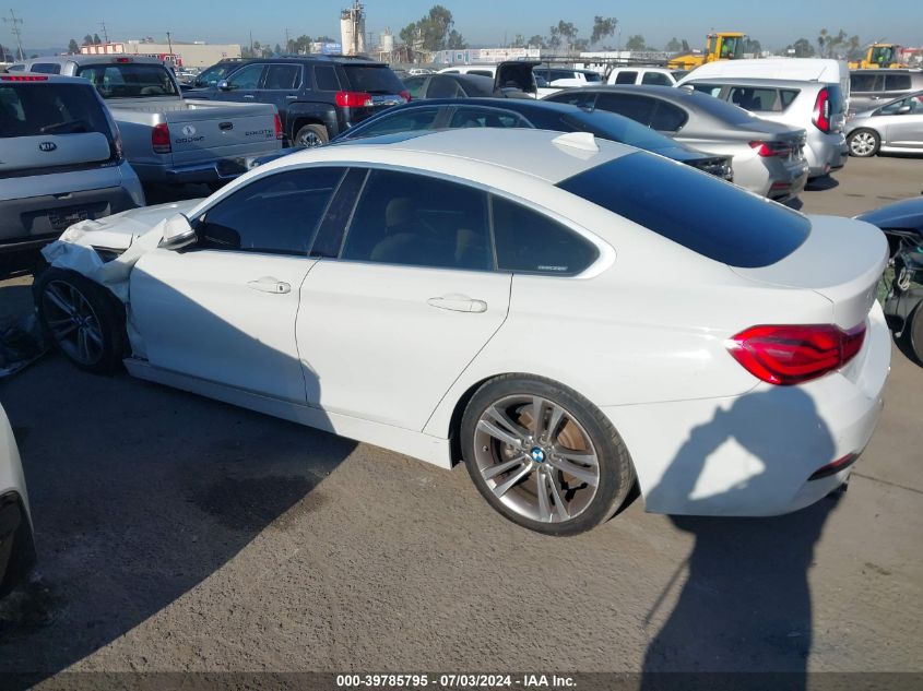 2018 BMW 4 Series Gran Coupe VIN: WBA4J1C57JBG77659 Lot: 39785795