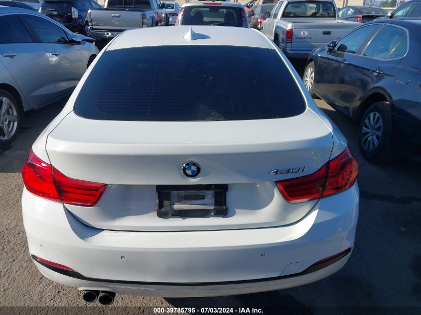 2018 BMW 4 Series Gran Coupe VIN: WBA4J1C57JBG77659 Lot: 39785795