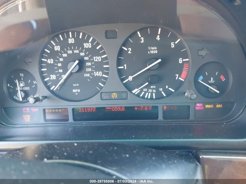 2002 BMW 525Ia VIN: WBADT43472GZ97357 Lot: 39785806