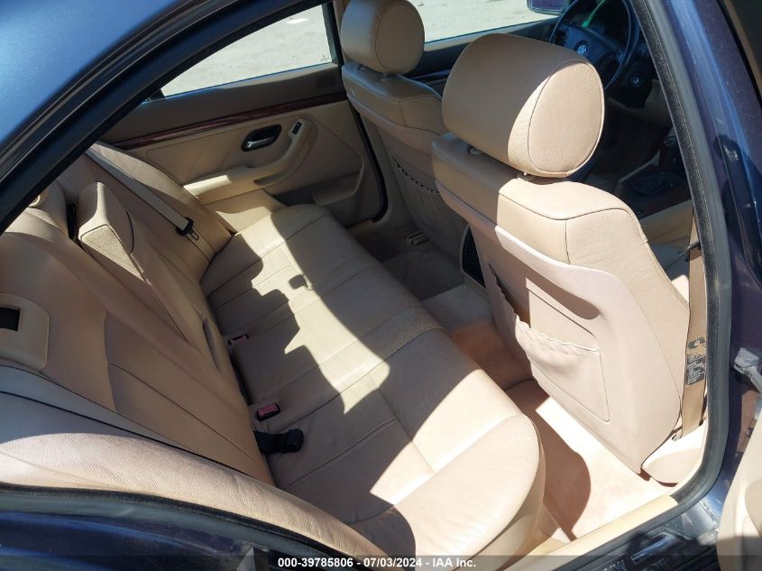 2002 BMW 525Ia VIN: WBADT43472GZ97357 Lot: 39785806