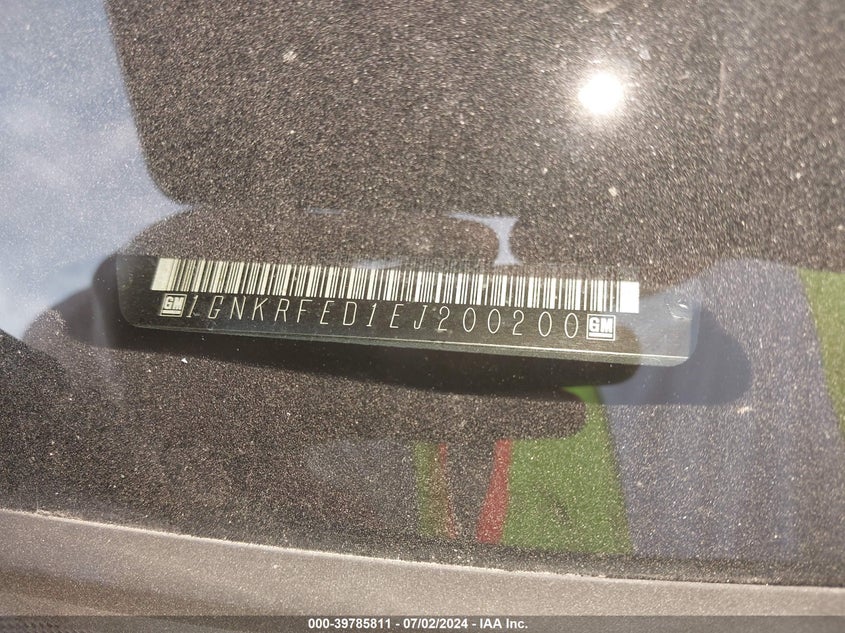 2014 Chevrolet Traverse Ls VIN: 1GNKRFED1EJ200200 Lot: 39785811