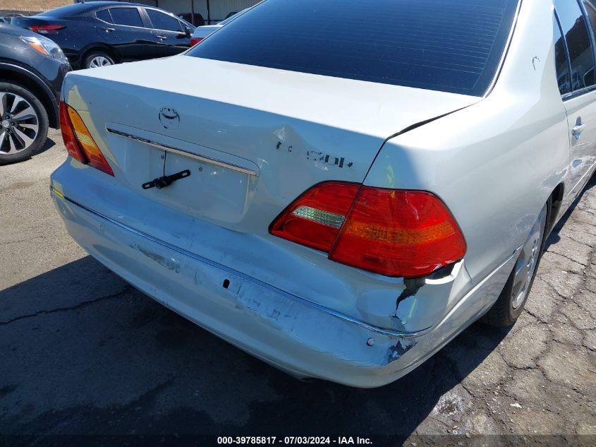 2002 Lexus Ls 430 VIN: JTHBN30F020076044 Lot: 39785817