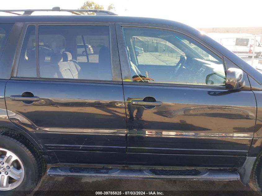 2004 Honda Pilot Ex VIN: 2HKYF18434H589049 Lot: 39785825