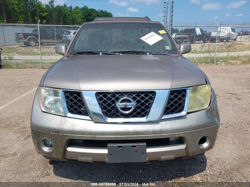 2007 Nissan Pathfinder Le/Se/Xe VIN: 5N1AR18U17C603647 Lot: 39785859